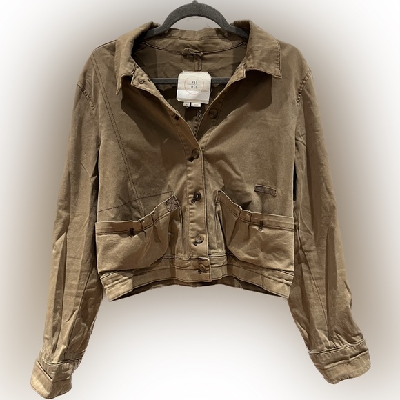 Olive Green Bomber Jacket - Picture 2 of 5